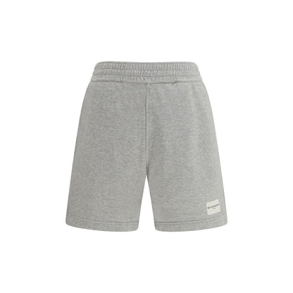 Givenchy Gray Cotton Sports Shorts