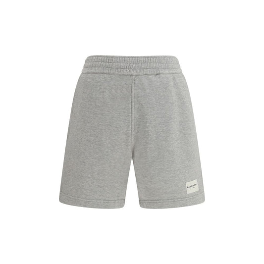 Givenchy Gray Cotton Sports Shorts