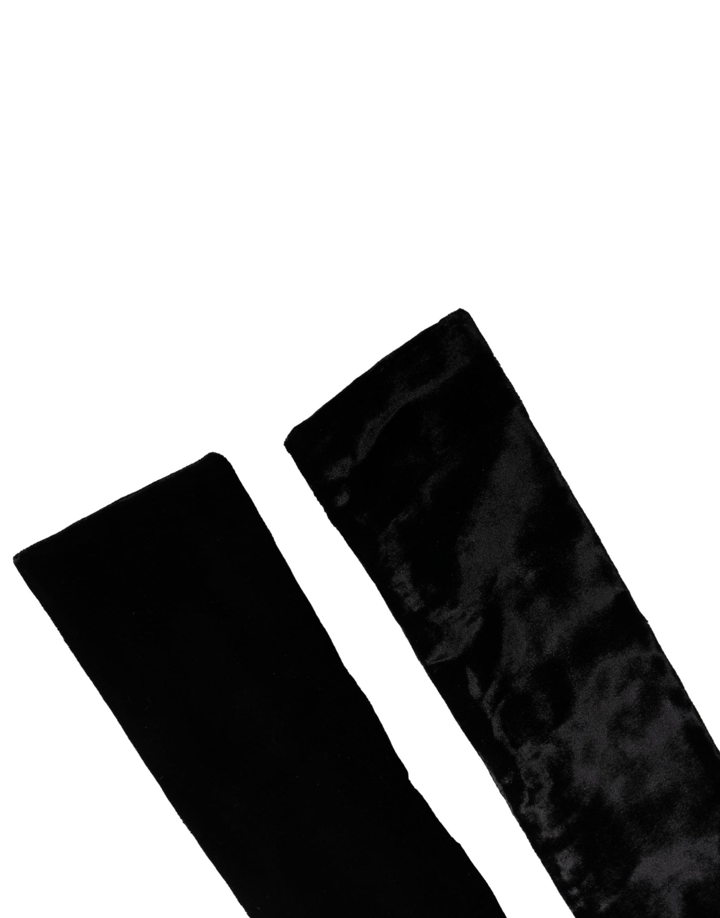 Dolce & Gabbana Black Viscose Satin Waist Belt for Women
