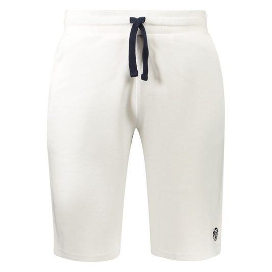 NORTH SAILS White Cotton Men's Sweatpant