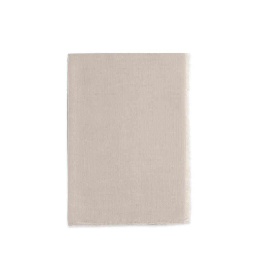Max Mara Beige Silk Scarf - Elegant Luxury for Every Occasion