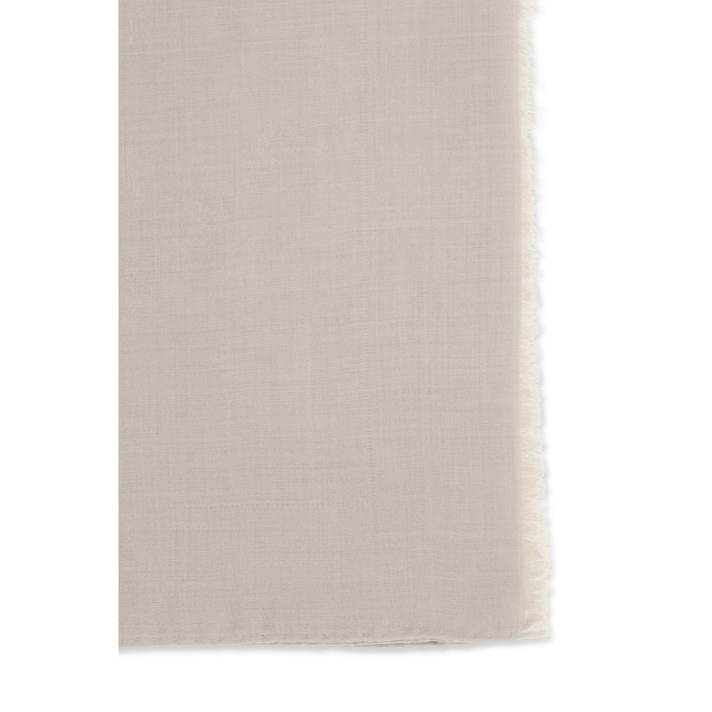 Max Mara Beige Silk Scarf - Elegant Luxury for Every Occasion