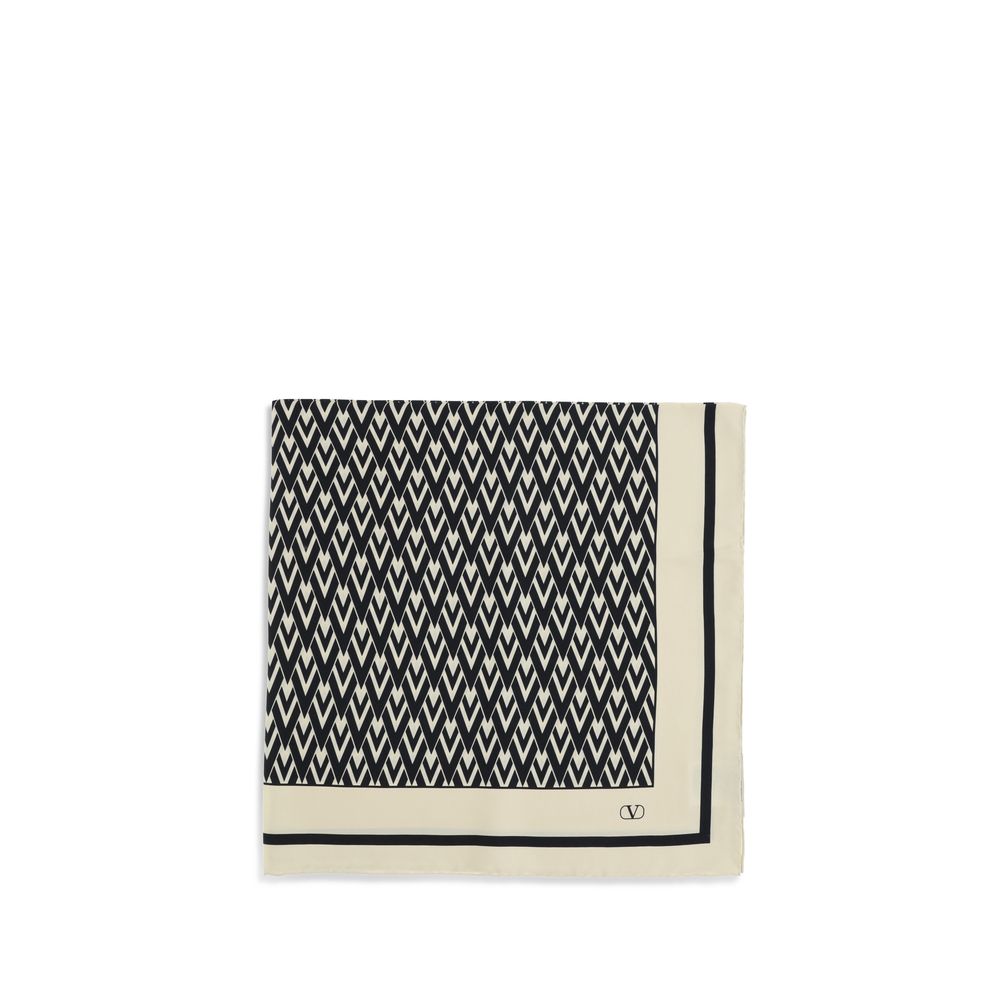 Valentino Garavani Toute La V Silk Scarf
