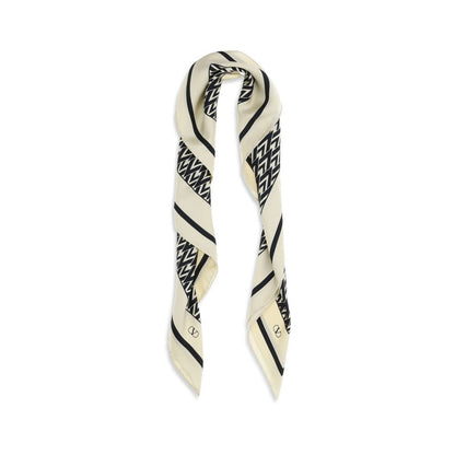Valentino Garavani Toute La V Silk Scarf