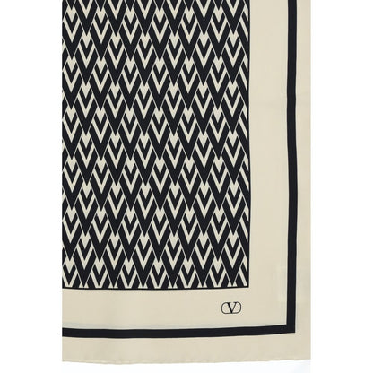 Valentino Garavani Toute La V Silk Scarf