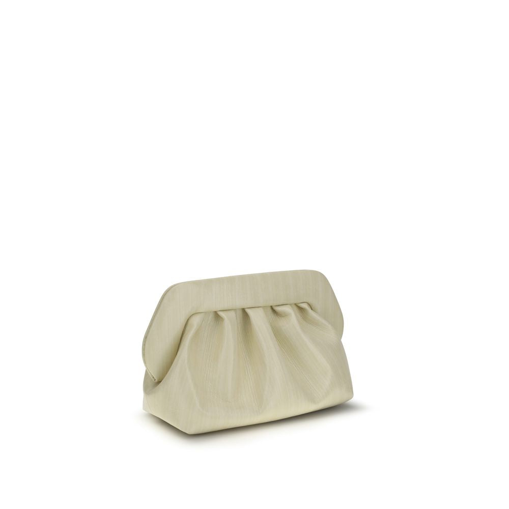 THEMOIRè Beige Polyethylene Handbag - Bios Baguette Clutch Bag