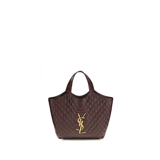 Saint Laurent Bordeaux Lamb Ovis Icare Maxi Shoulder Bag