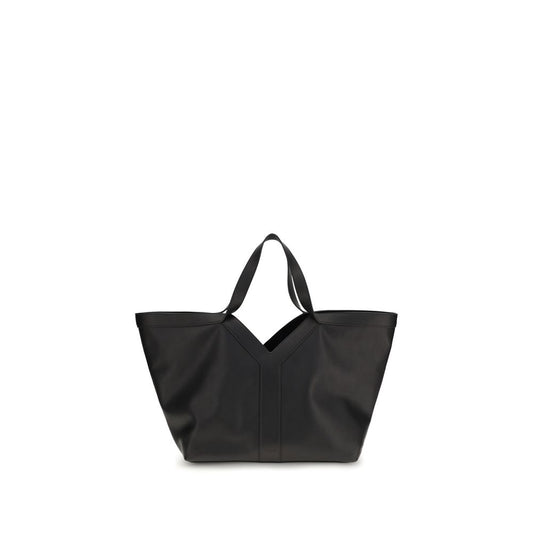 Saint Laurent Black Calf Leather The Y Shoulder Bag