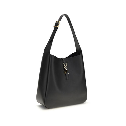 Saint Laurent Black Calf Leather Le 5 À 7 Shoulder Bag
