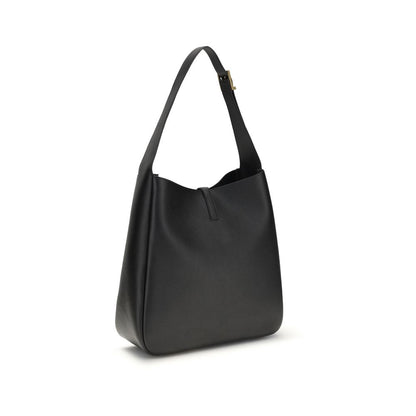 Saint Laurent Black Calf Leather Le 5 À 7 Shoulder Bag