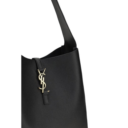 Saint Laurent Black Calf Leather Le 5 À 7 Shoulder Bag