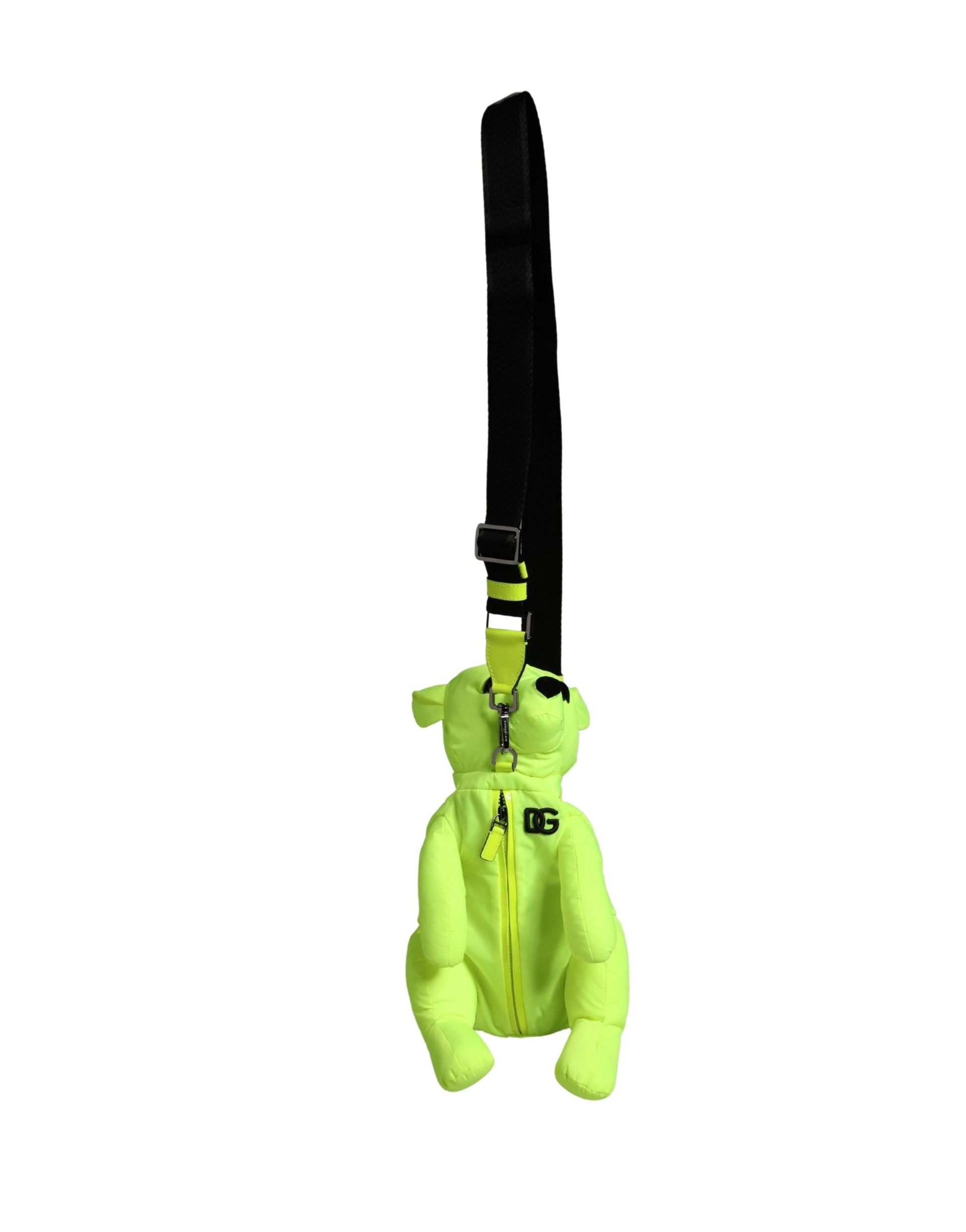 Dolce & Gabbana Green Teddy Bear Waist Belt Bag