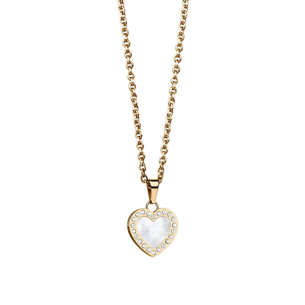 BERING Gold Stainless Steel Necklace Set