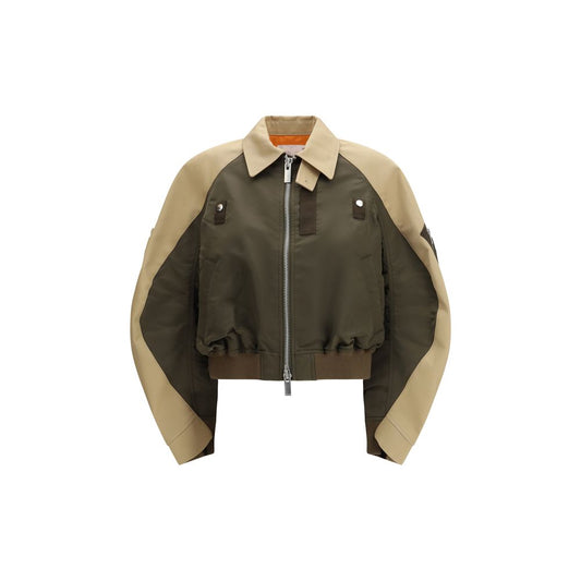 Sacai Bicolor Cotton Bomber Jacket