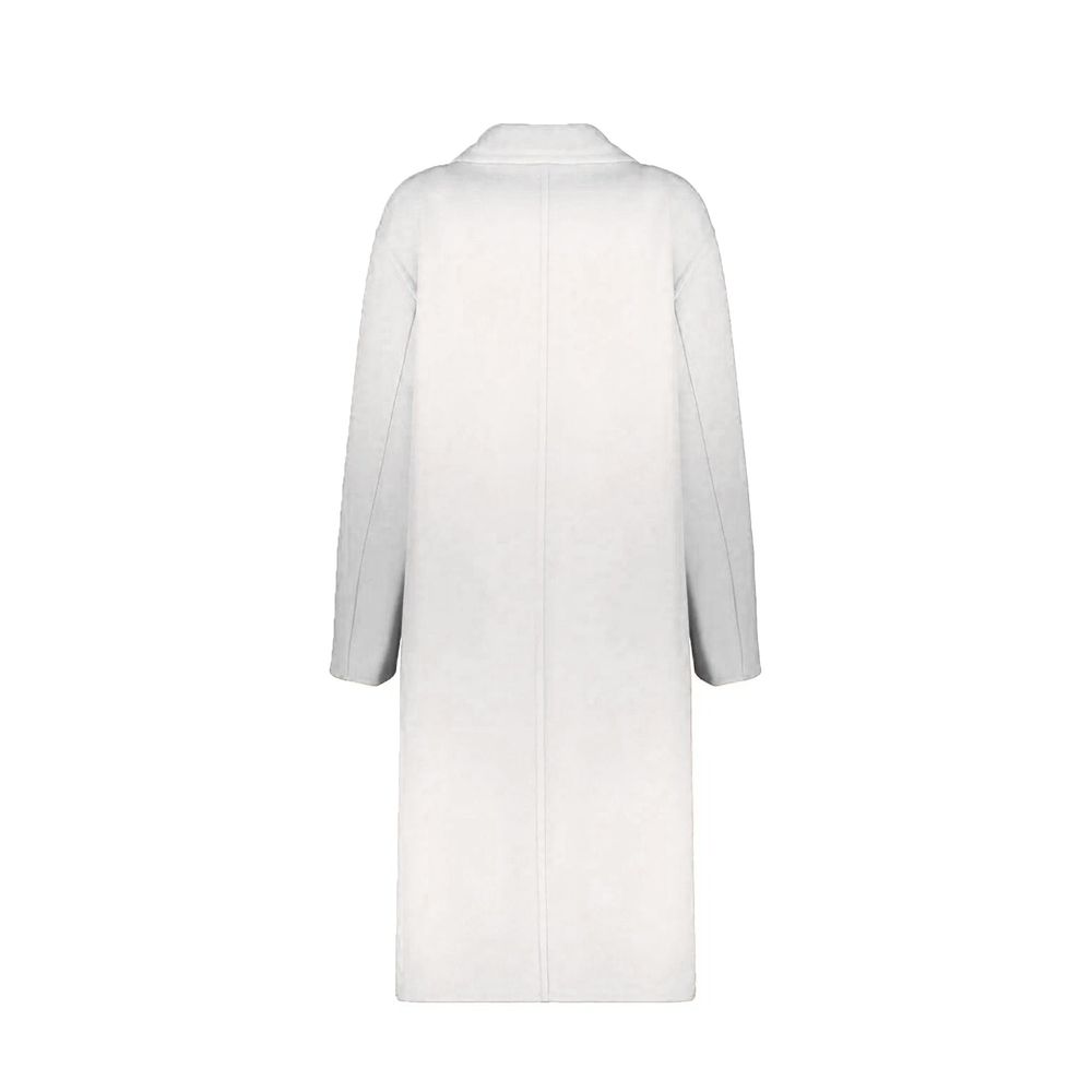 Herno White Wool Coat for Women