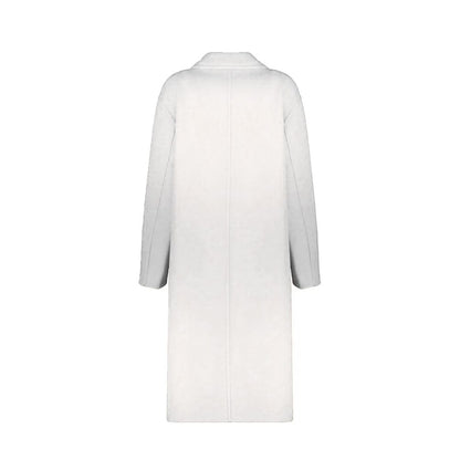 Herno White Wool Coat for Women