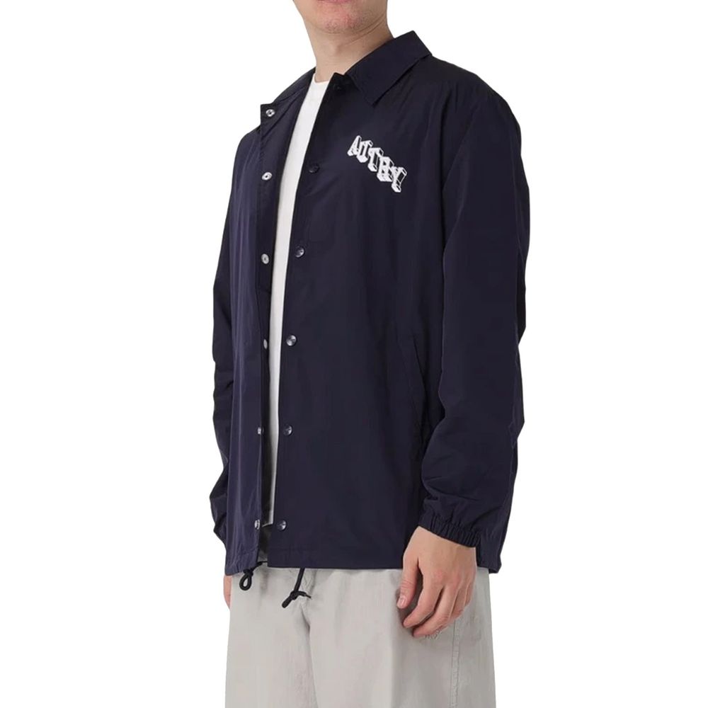 Autry Blue Polyester Long Sleeve Top for Men