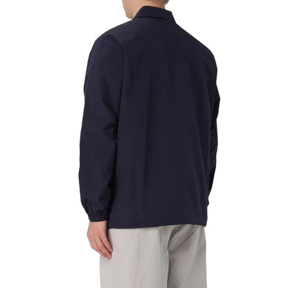 Autry Blue Polyester Long Sleeve Top for Men