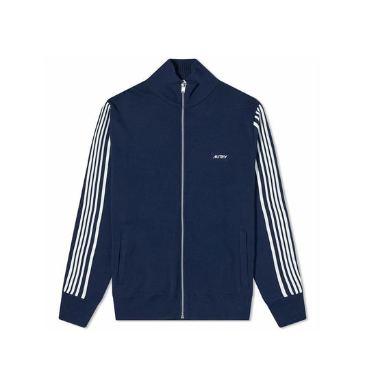 Autry Blue Nylon Cardigan for Men