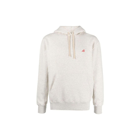 Autry Beige Cotton Hoodie for Men
