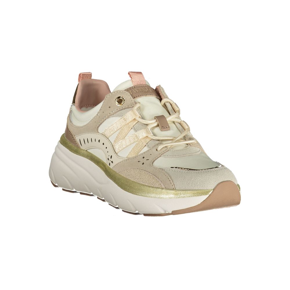 TWINSET Beige Polyurethane Women Sneaker