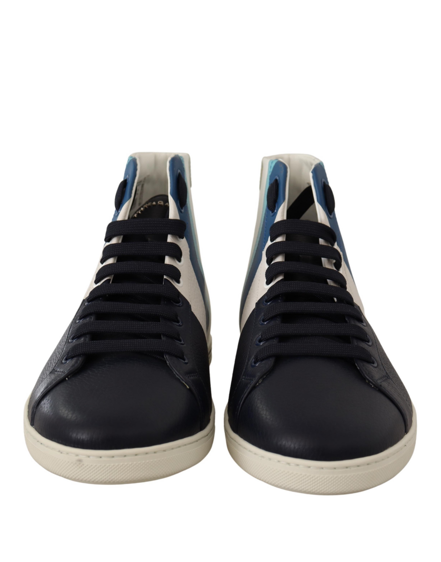 Dolce & Gabbana Saint Tropez Colourblock Mid-Top Leather Sneakers