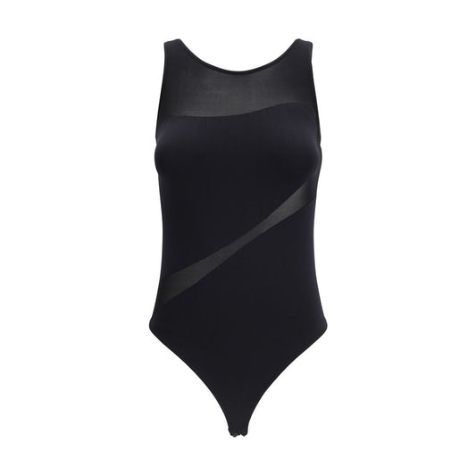 Wolford Black Polyamide Bodysuit - Shade Sleeveless String Body