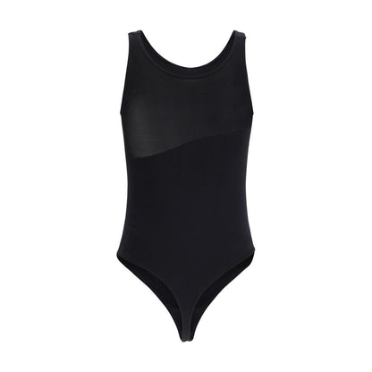 Wolford Black Polyamide Bodysuit - Shade Sleeveless String Body
