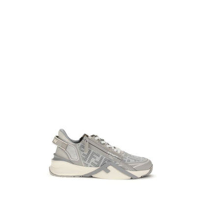 Fendi Men's Gray FF Flow Sneakers
