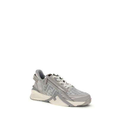 Fendi Men's Gray FF Flow Sneakers