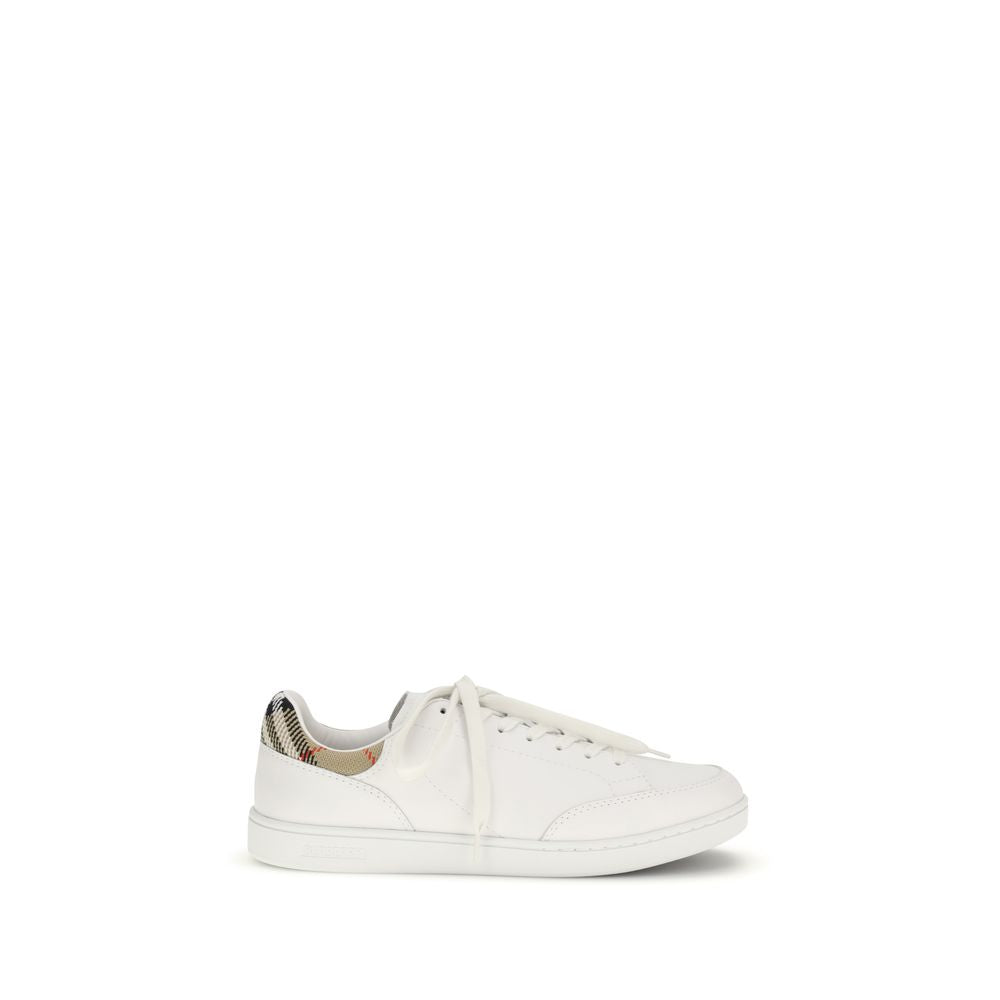 Burberry Set Low Top Check Detail Low Top Sneakers