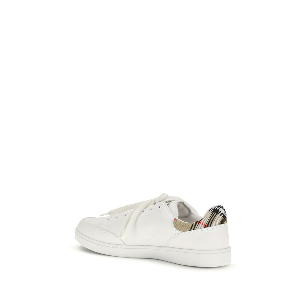 Burberry Set Low Top Check Detail Low Top Sneakers