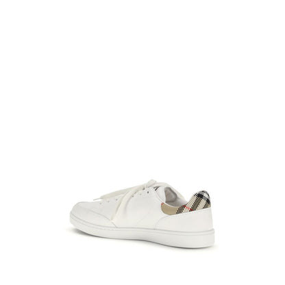 Burberry Set Low Top Check Detail Low Top Sneakers