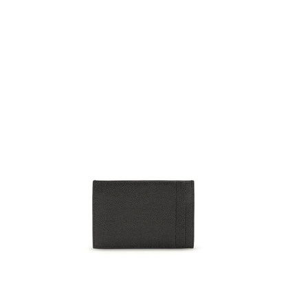 Saint Laurent Black Micro-Grain Calf Leather Wallet