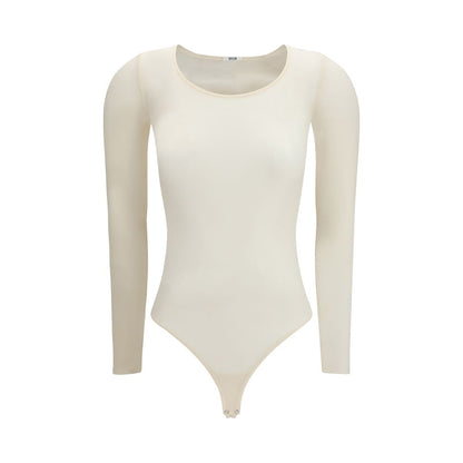 Wolford Buenos Aires String Bodysuit in Beige