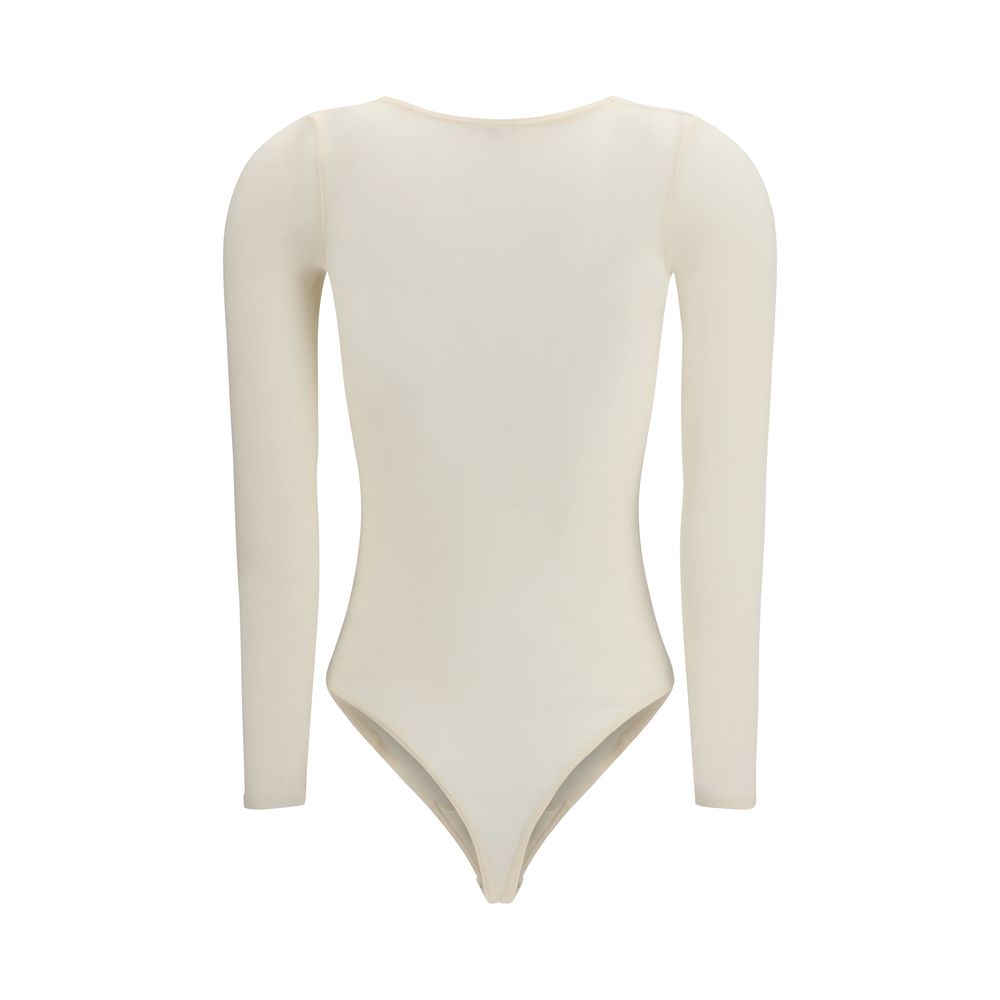 Wolford Buenos Aires String Bodysuit in Beige