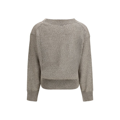 Brunello Cucinelli Brown Linen Sweater
