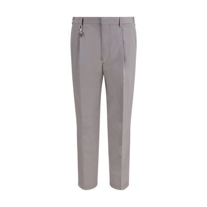 Prada Gray Cotton Dress Pants