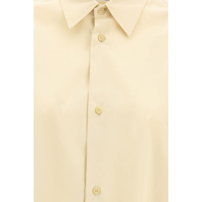Darkpark Beige Cotton Dress Shirt - The Carla Oversized Shirt