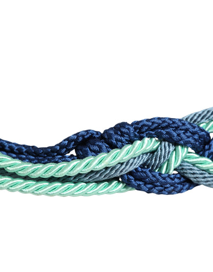 Cavalli Class Multicolor Twisted Rope Chain Buckle Waist Belt