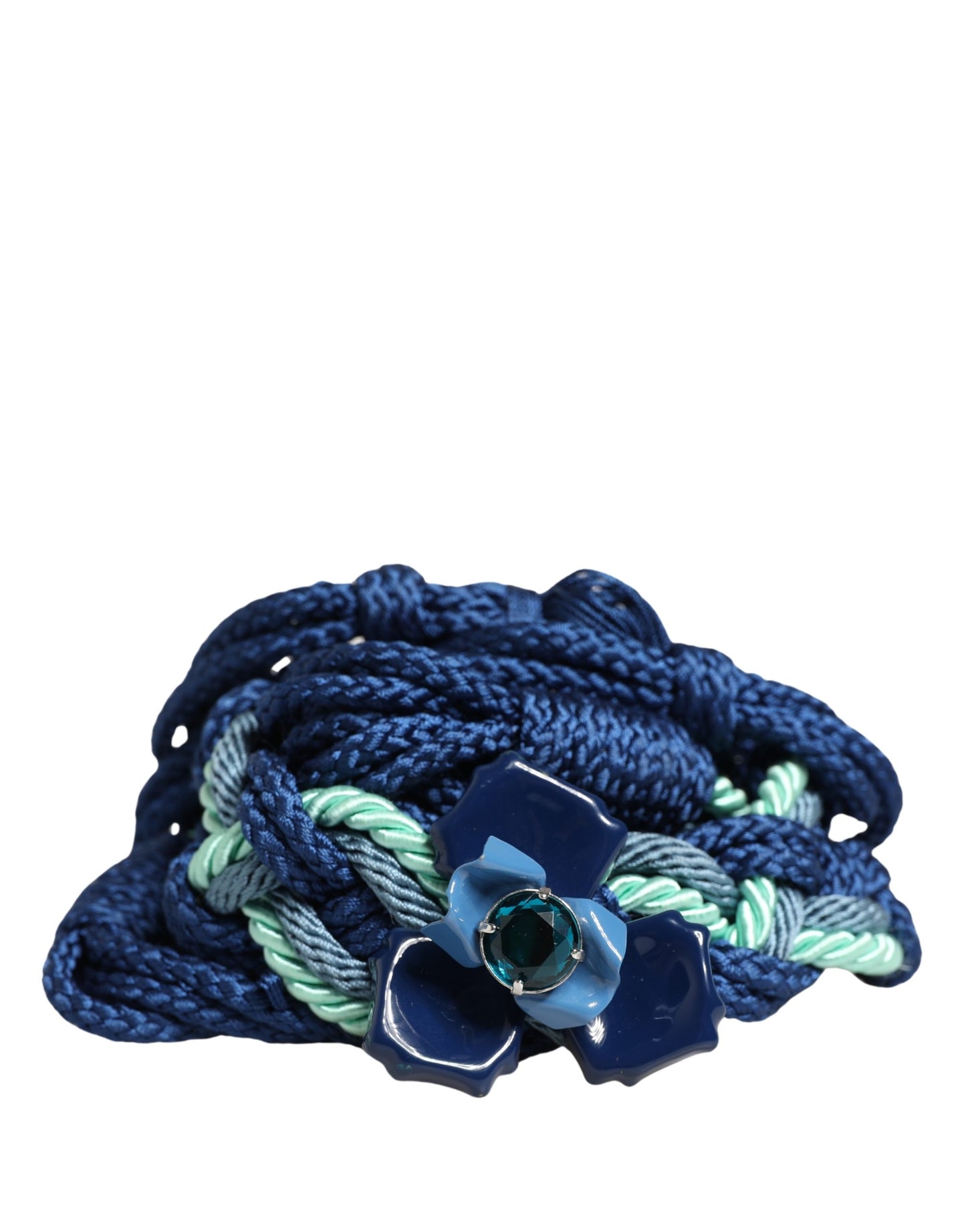 Cavalli Class Multicolor Twisted Rope Chain Buckle Waist Belt