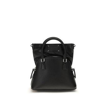 Maison Margiela Black Goatskin Leather 5AC Micro Handbag
