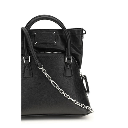 Maison Margiela Black Goatskin Leather 5AC Micro Handbag