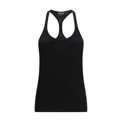 Tom Ford Black Silk Blend Tank Top