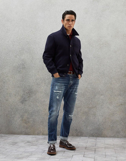 Brunello Cucinelli Red Cashmere Sweater