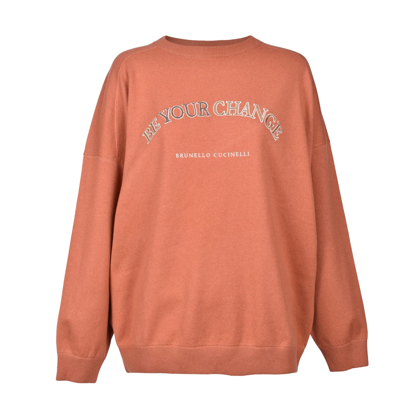Brunello Cucinelli Coral Wool Blend Sweatshirt