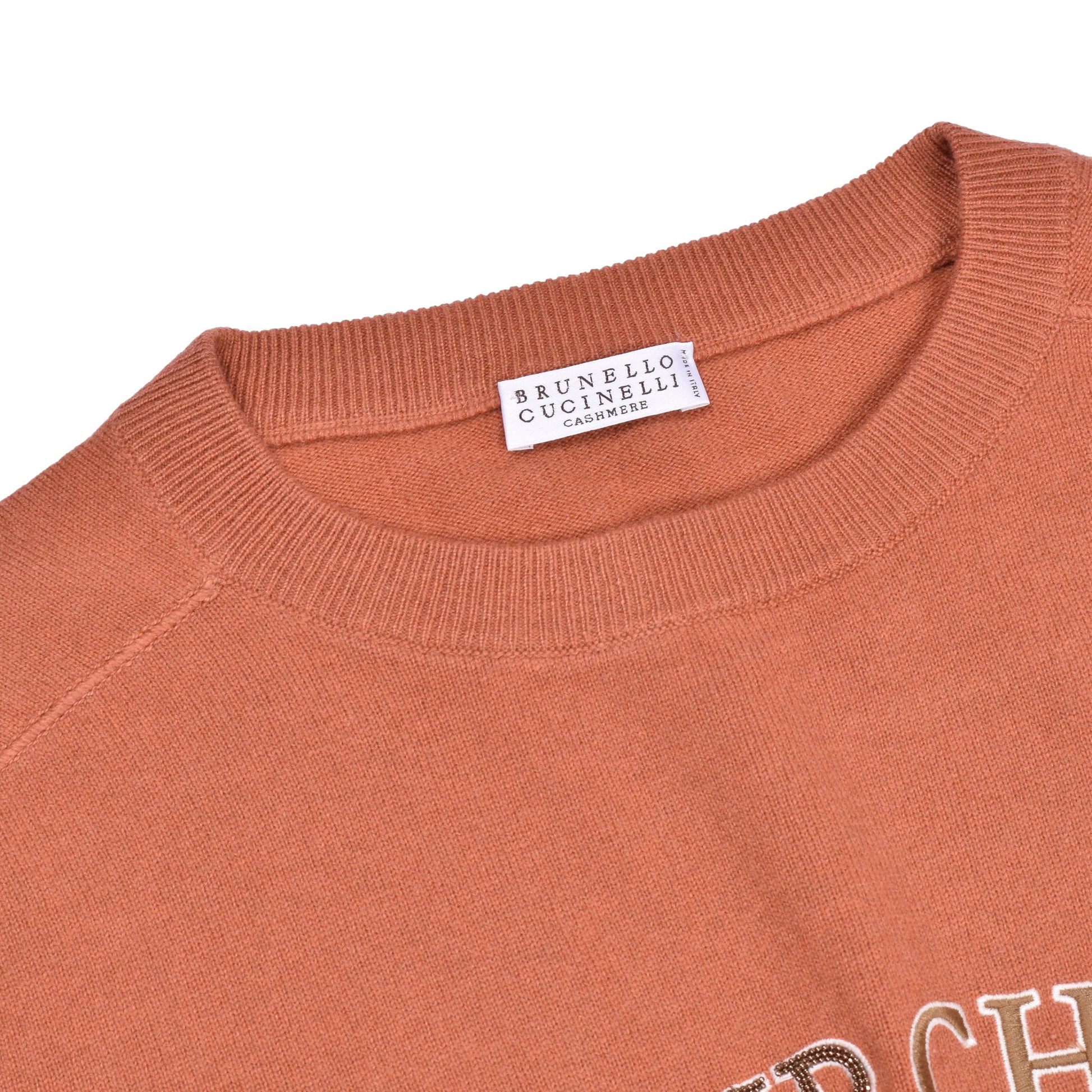 Brunello Cucinelli Coral Wool Blend Sweatshirt