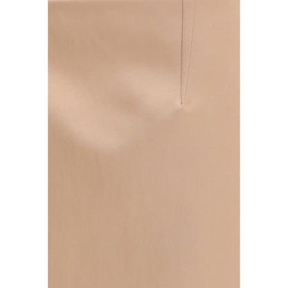 Chloé Beige Satin Mini Skirt