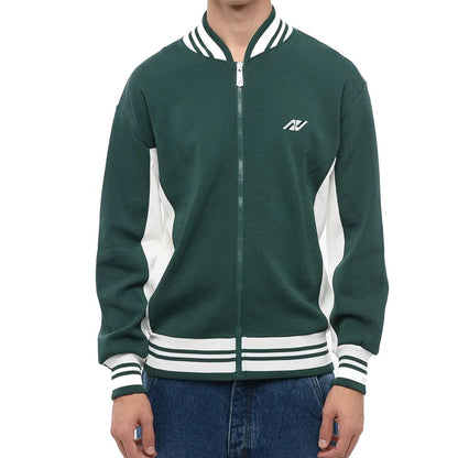 Autry Bicolor Nylon Bomber Jacket for Men