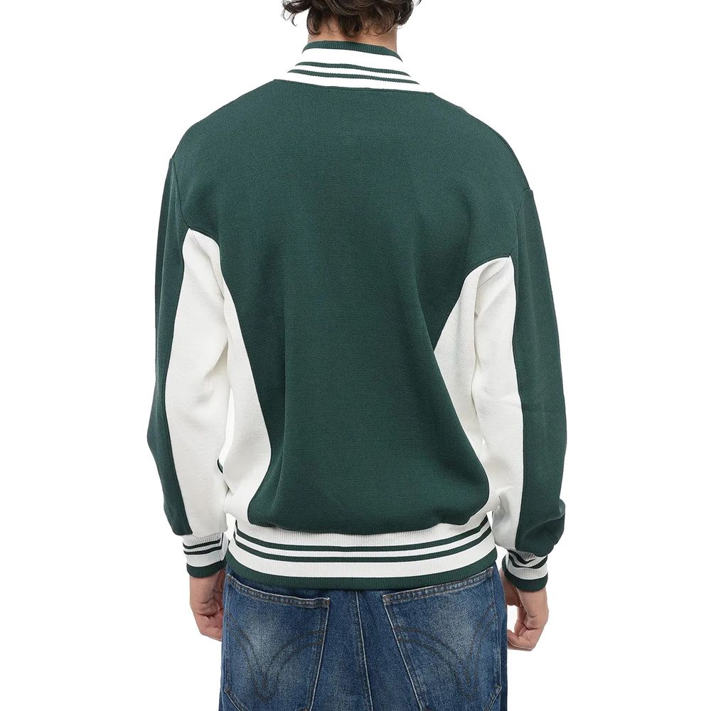 Autry Bicolor Nylon Bomber Jacket for Men